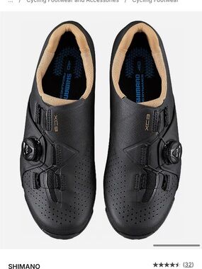 Shimano Black Women's Cycling Athletic Shoes with Clipless Cleat Outsoles